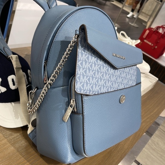 Michael Kors Handbags - MICHAEL KORS Maisie Medium Pebbled Leather 2-in-1 Backpack
Denim 
NWT